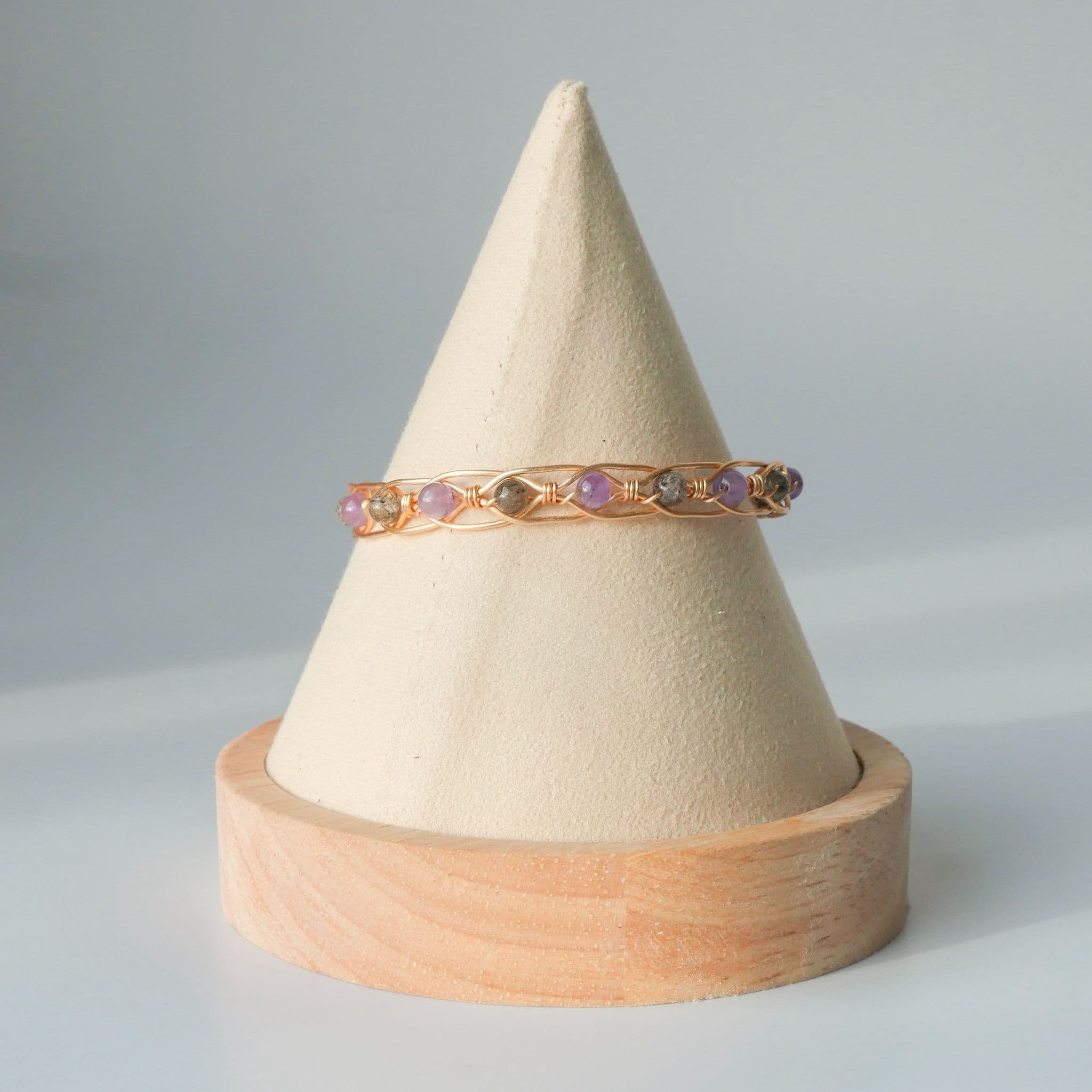 Amethyst & Labradorite Bracelet