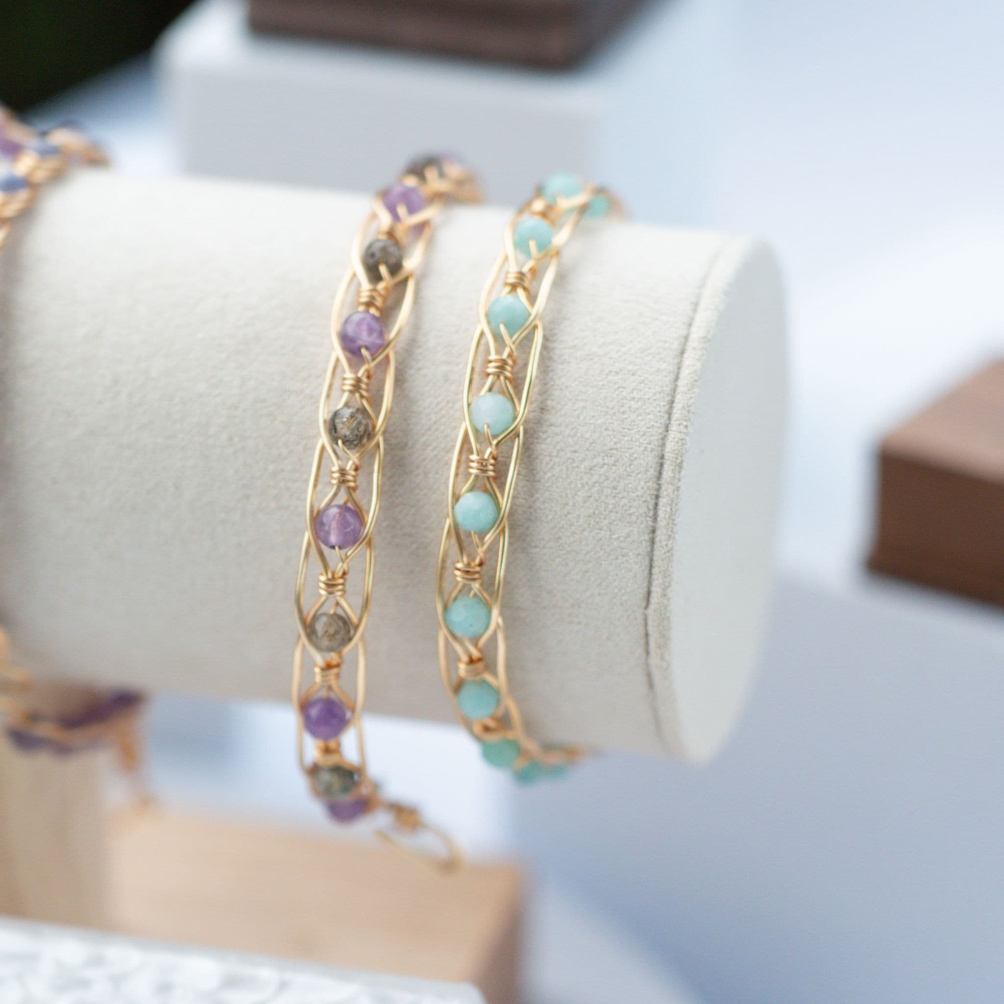 Multi-Gem Collection Bracelet