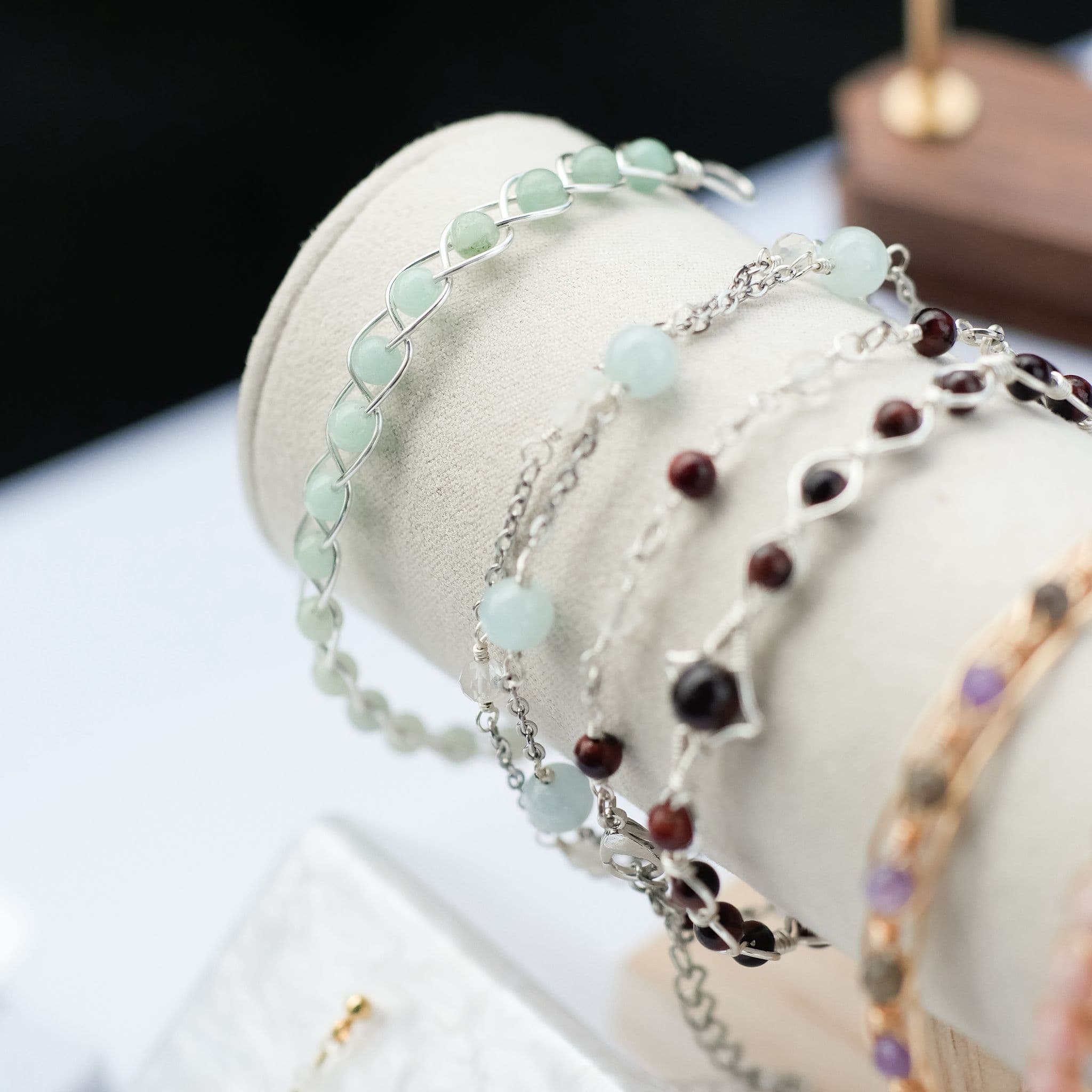 Jade & Silver Bracelet